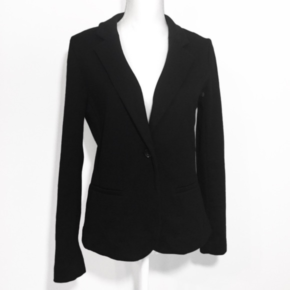 NWOT Black Knit Blazer Long Sleeved A New Day New - Picture 2 of 8